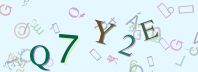 This is a captcha-picture. It is used to prevent mass-access by robots. (see: www.captcha.net)